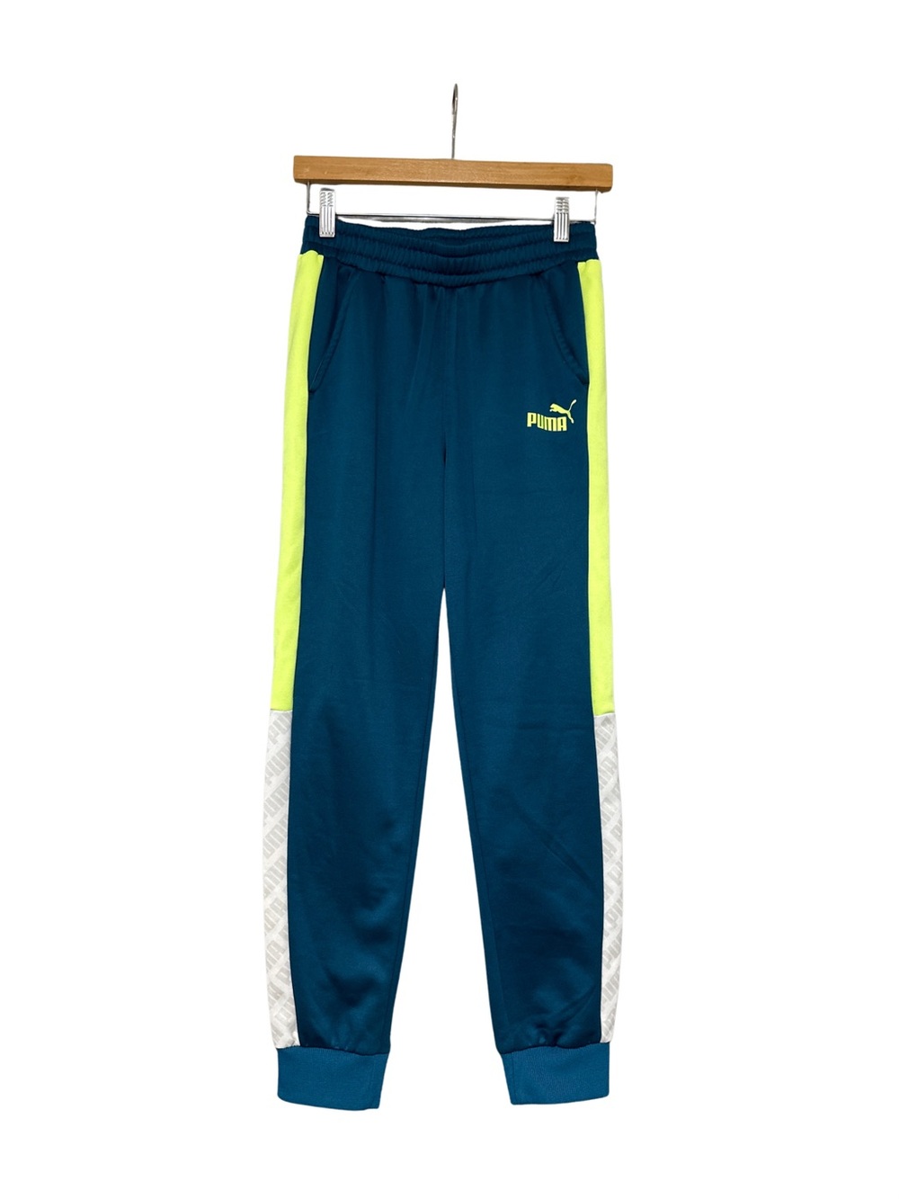 Puma Teal Kids Joggers🏃 Size L(14-16)